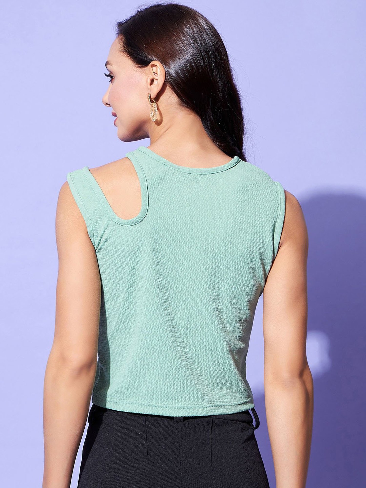 StyleStone Green Crop Top