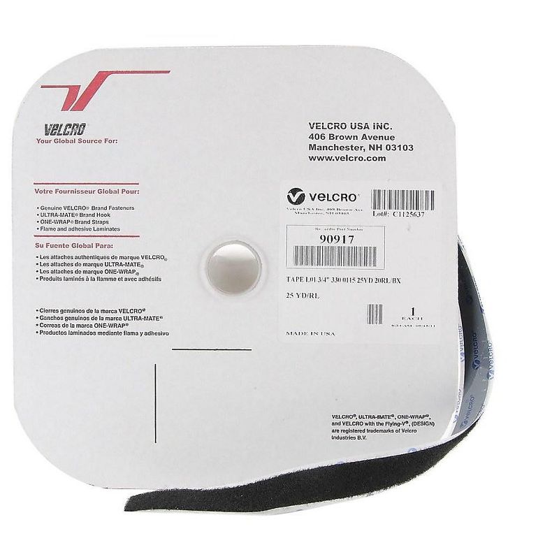 Velcro 0.75 x 900 Sticky Back Loop Fastener 90917