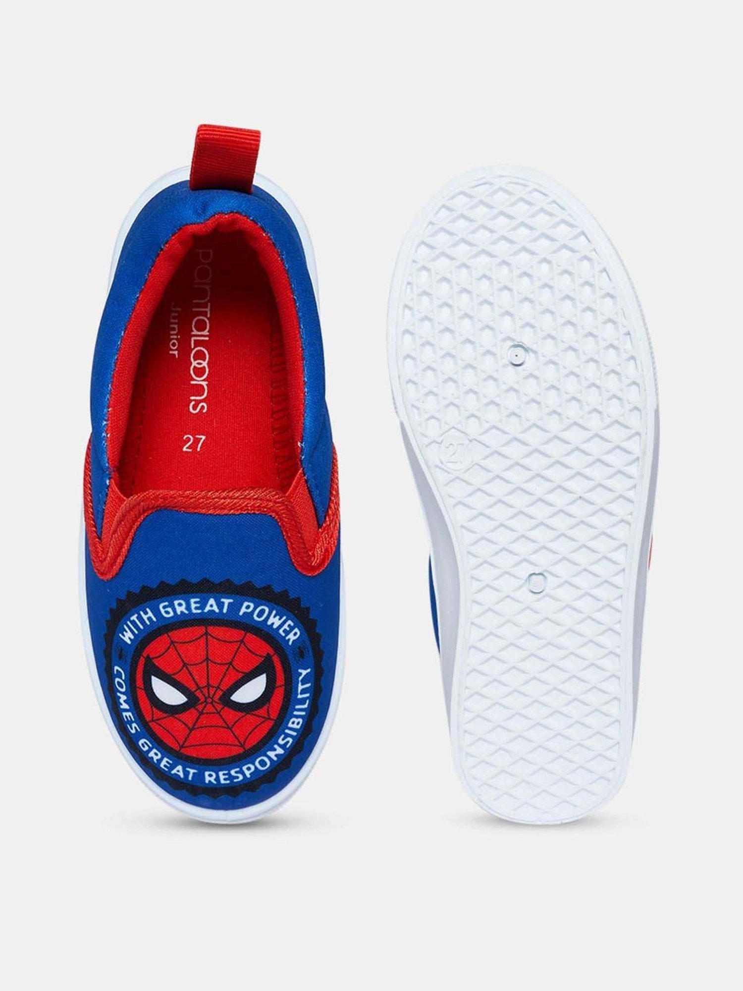 Pantaloons Junior Blue & Red Casual Sneakers