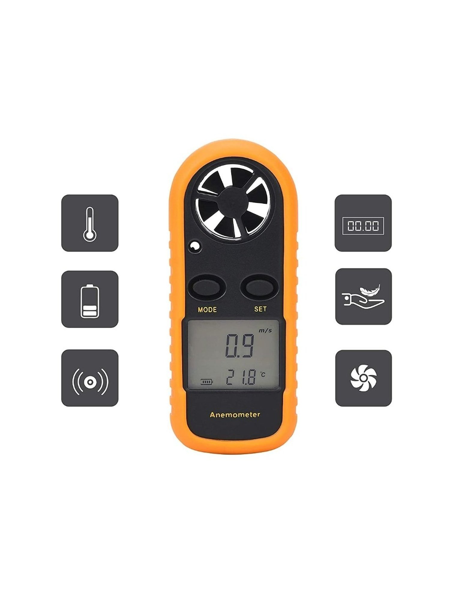 Thermocare Wind Speed Meter (Black)
