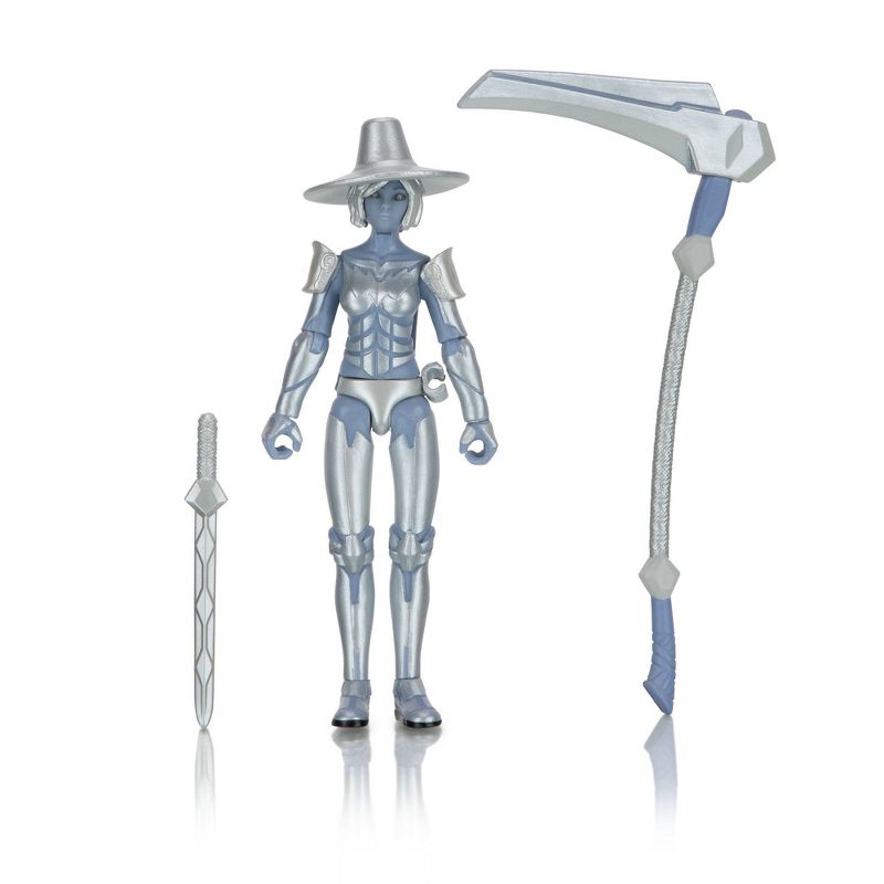 Roblox Imagination Collection - Aven, the Silver Warrior Figure Pack (Includes Exclusive Virtual Item)