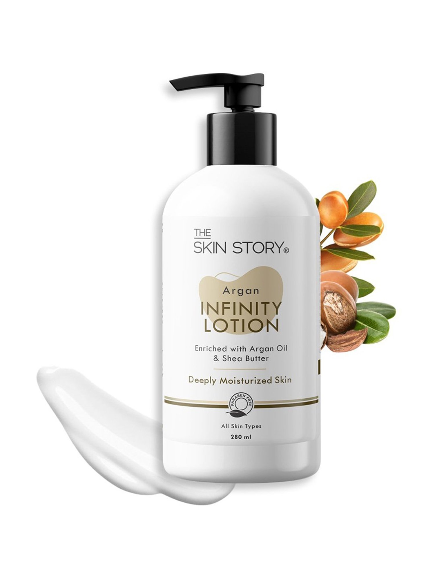 The Skin Story Shea Butter Argan Infinity Lotion for Deeply Moisturized Skin - 280 ml