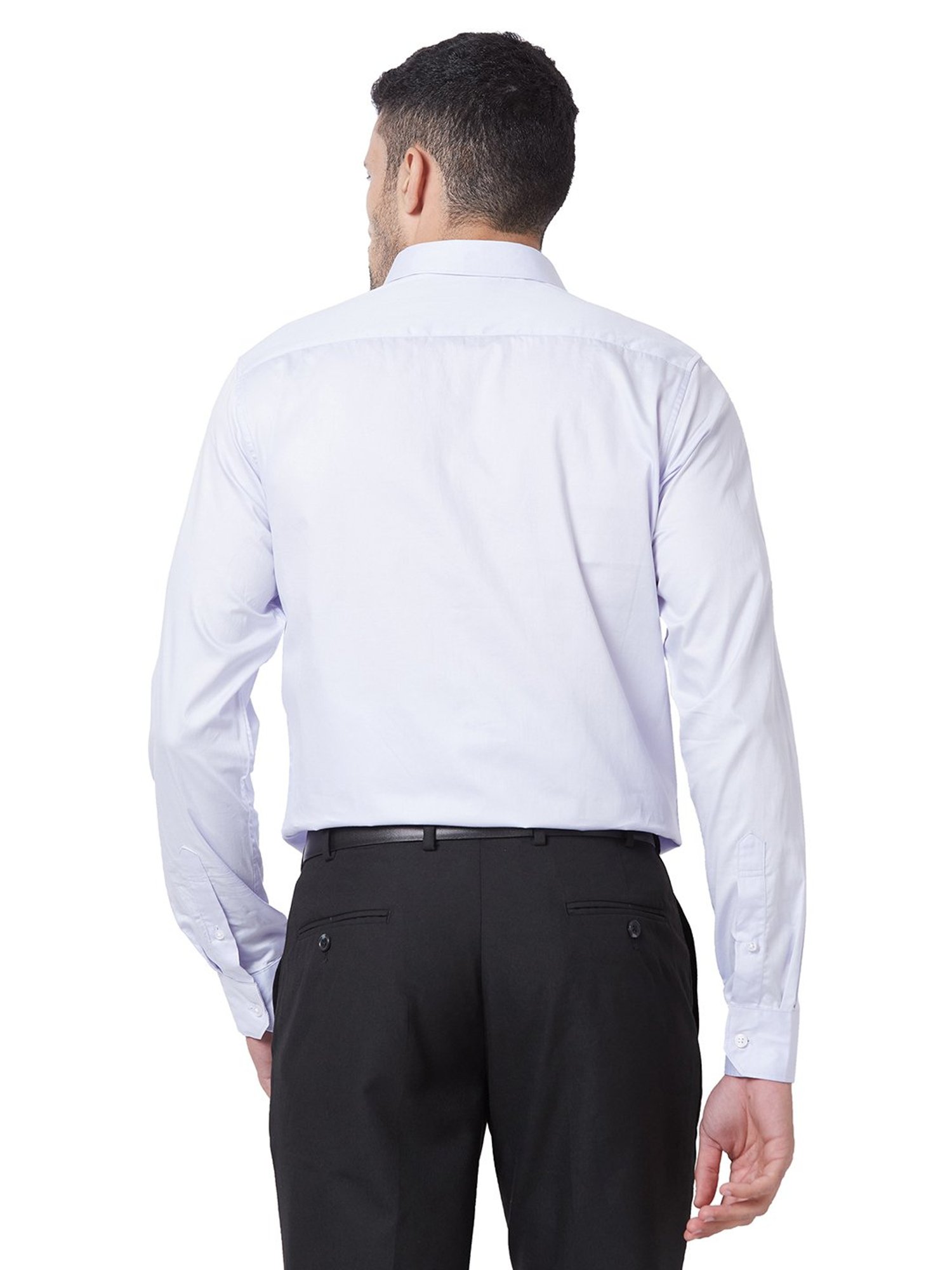 Kenneth Cole Lilac Slim Fit Cotton Shirt