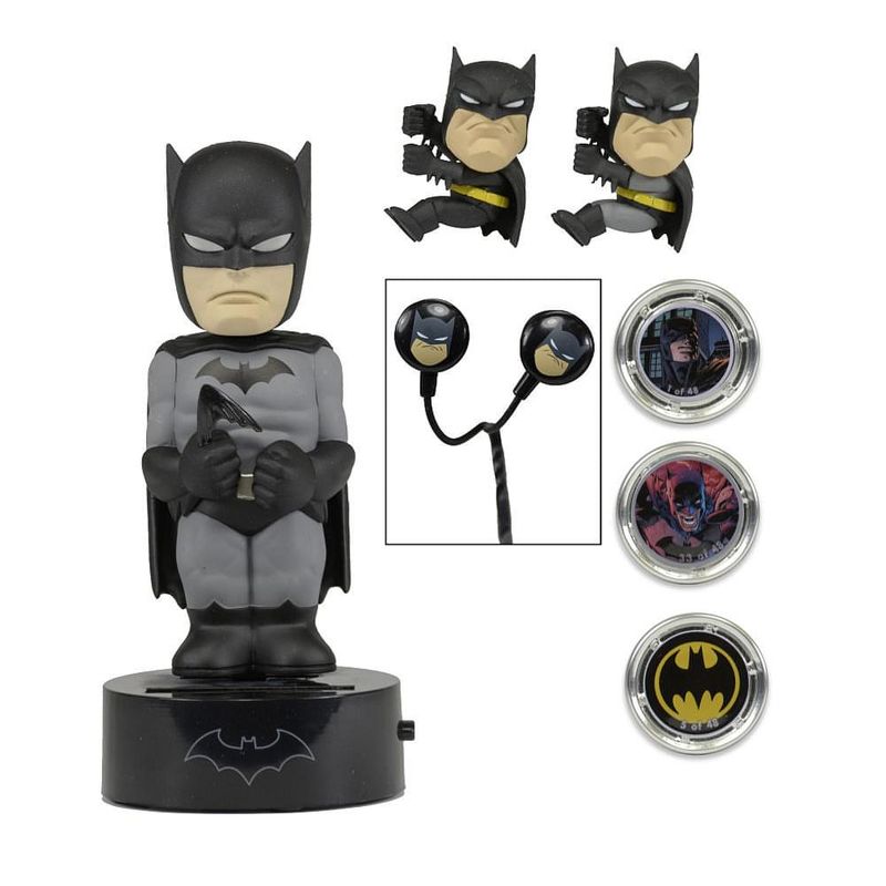 Neca Batman Scalers, Hub Snaps, Body Knocker, Earbuds Gift Set