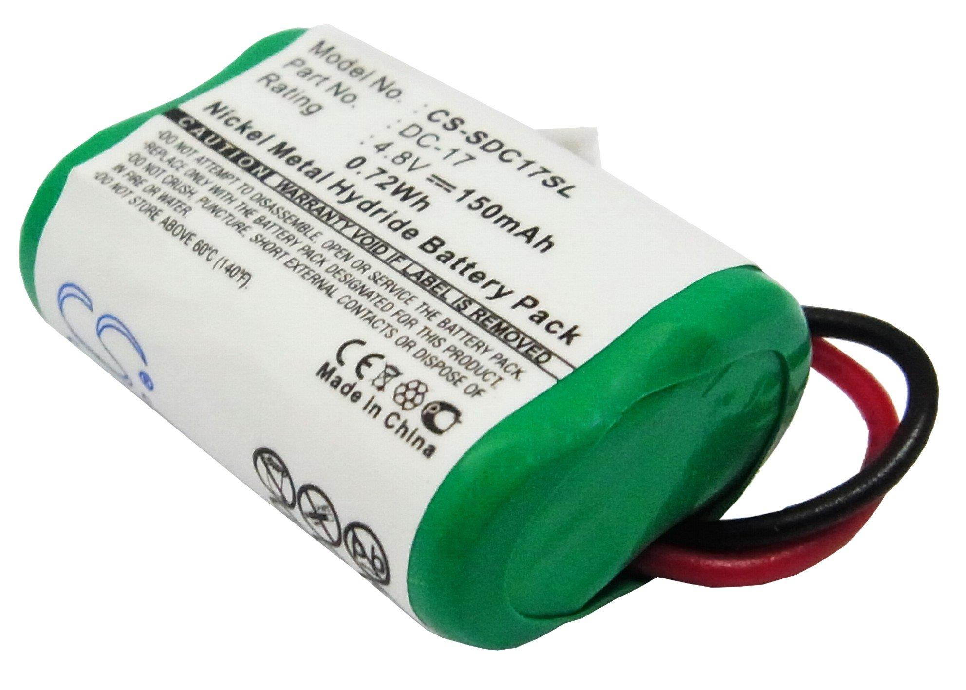 150mAh / 0.72mAh Battery For DOGTRA SDT00-11907,