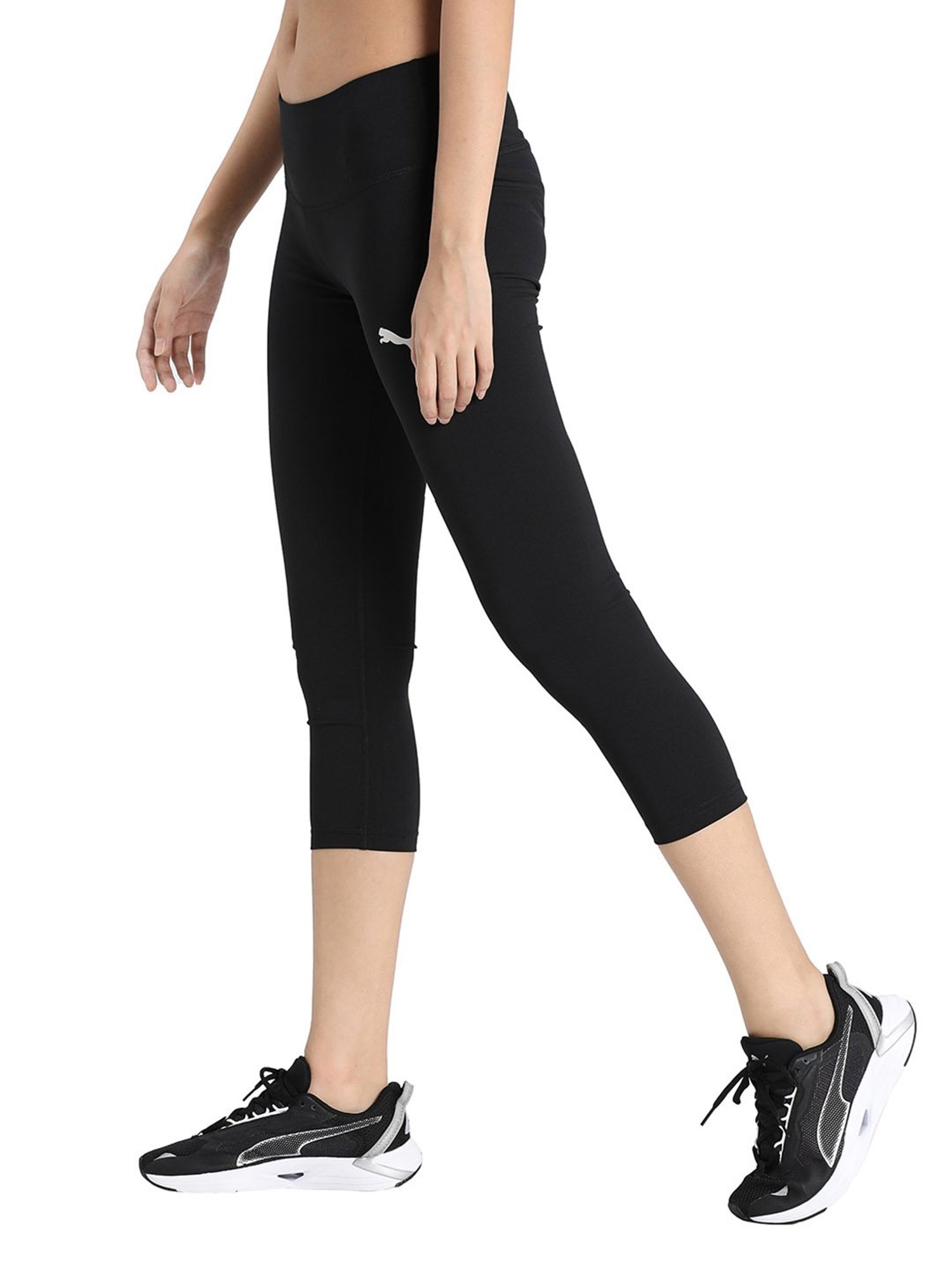Puma Black Tight Fit Capris