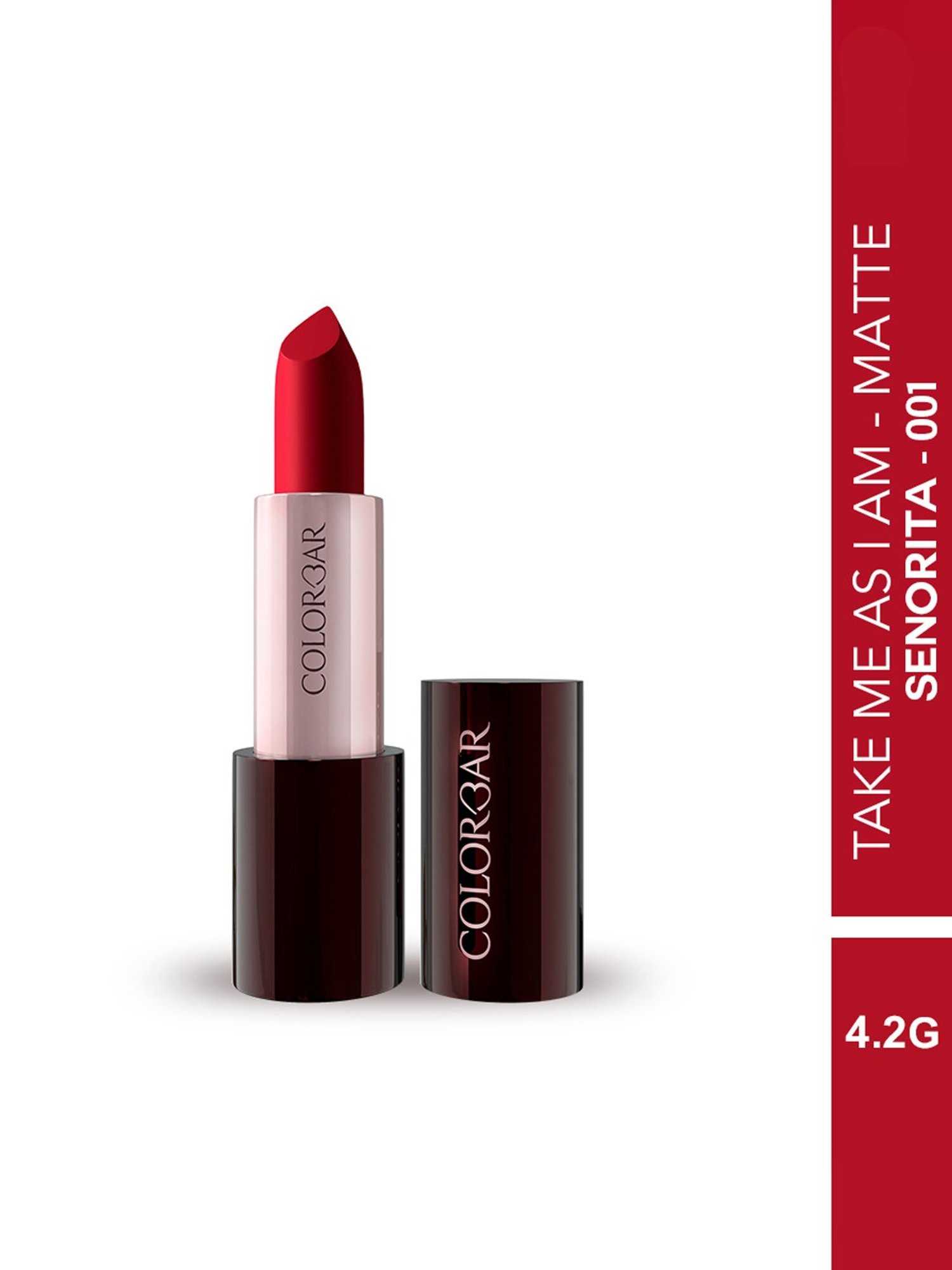 Colorbar Take Me As I Am Matte Lipstick Senorita-001 - 4.2 gm