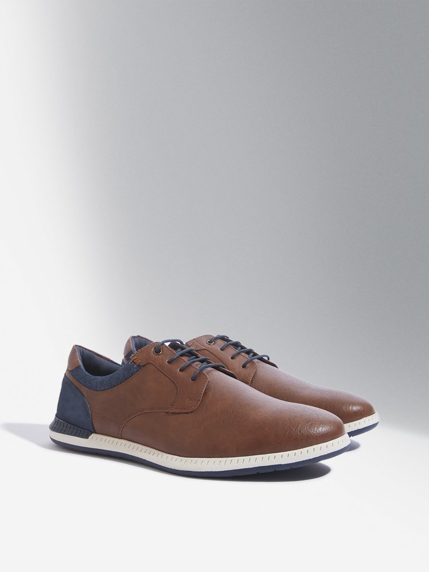 SOLEPLAY by Westside Tan Lace-Up Casual Shoes