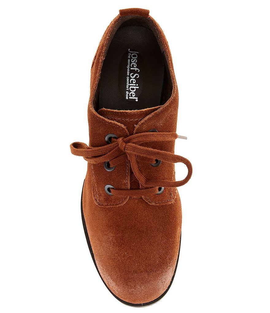 Josef Seibel Sanja 08 Suede Lace-Up Oxfords