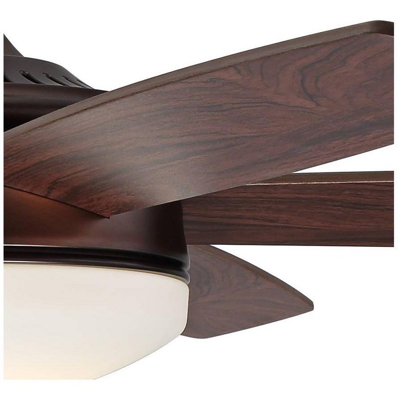 70" Casa Vieja Modern Ceiling Fan with Light LED Dimmable Remote Control Oil Brushed Bronze for Living Room Kitchen Bedroom