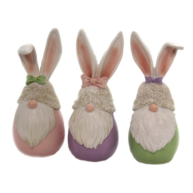 Easter 5.0" Bunny Gnomes Rabbit Ears Beard  -  Decorative Figurines