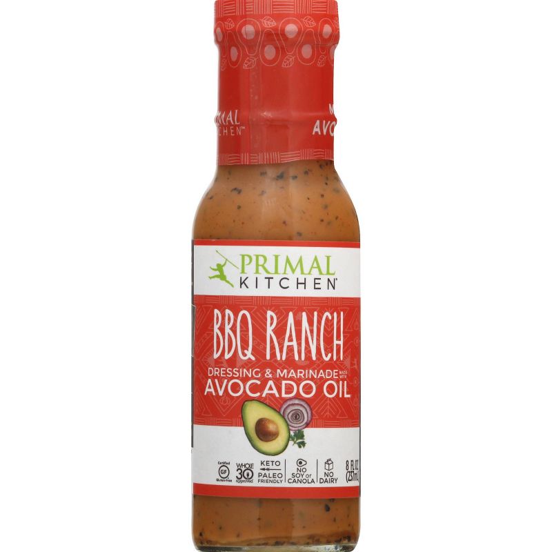 Primal Kitchen Dairy-Free Barbeque Ranch Dressing with Avocado Oil 8fl oz