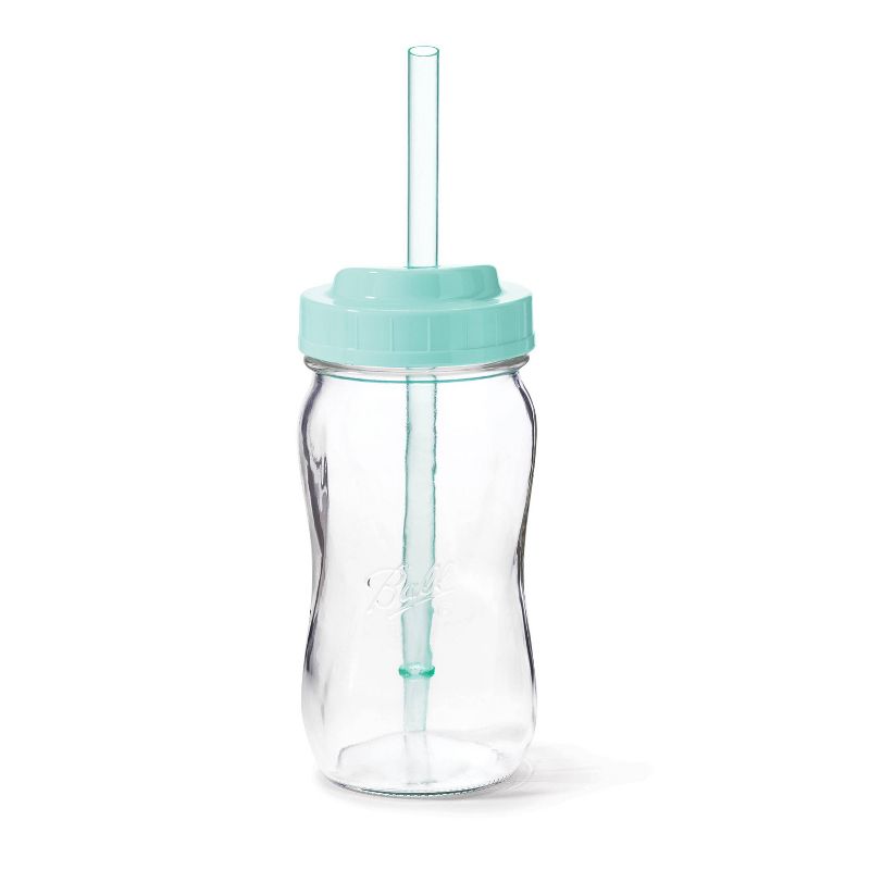 Ball 2pk Spiral Jars with Sip N Straw