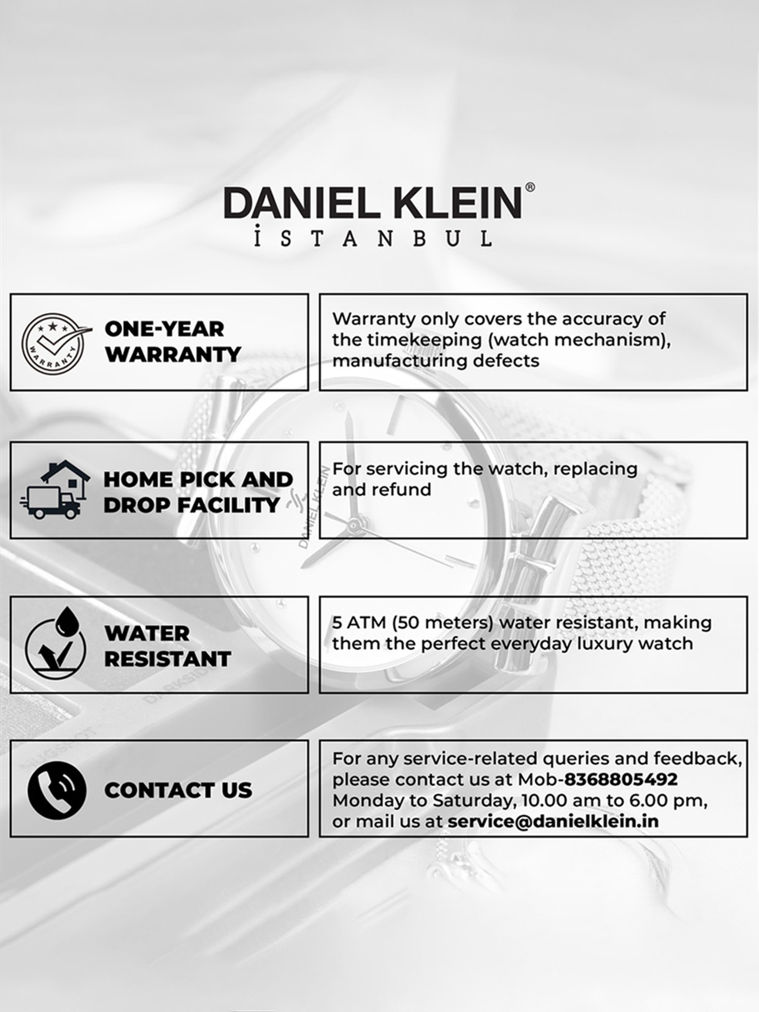 Daniel Klein DK.1.13742-1 Chronograph Watch for Men