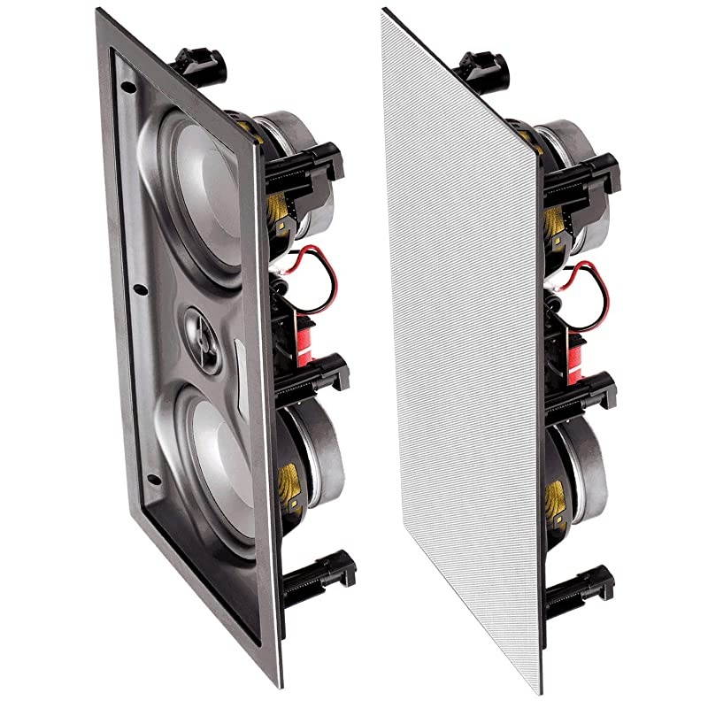 150W 5.25&rdquo; in-Wall LCR Speaker &ndash; Center Channel with Dual Woofers &ndash; IW525