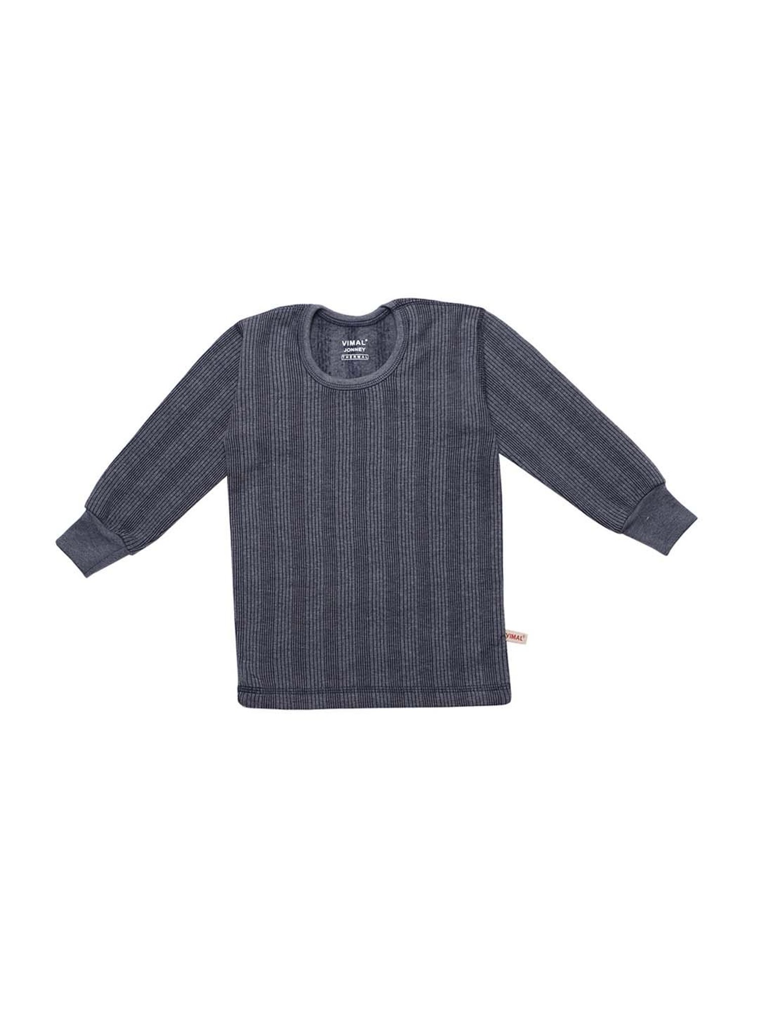 Vimal Jonney Kids Multicolor Regular Fit Thermal Tops - Pack of 3