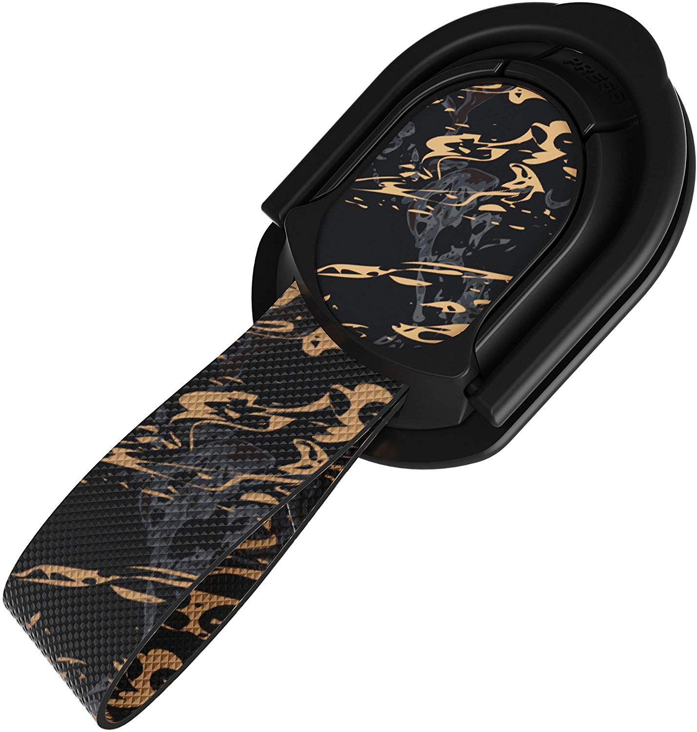 Ghostek Loop Phone Ring Holder Strap with Stand and Smartphone Car Holder Magnet Cute iPhone Grips for Women Perfect for Taking Selfies Removable for Wireless Charging Compatible - (Floral Fuchsia)