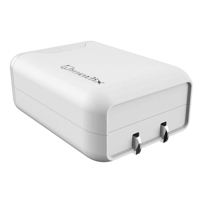 Qmadix - Wall Charger 4.8a For Apple Lightning Devices 6ft - White