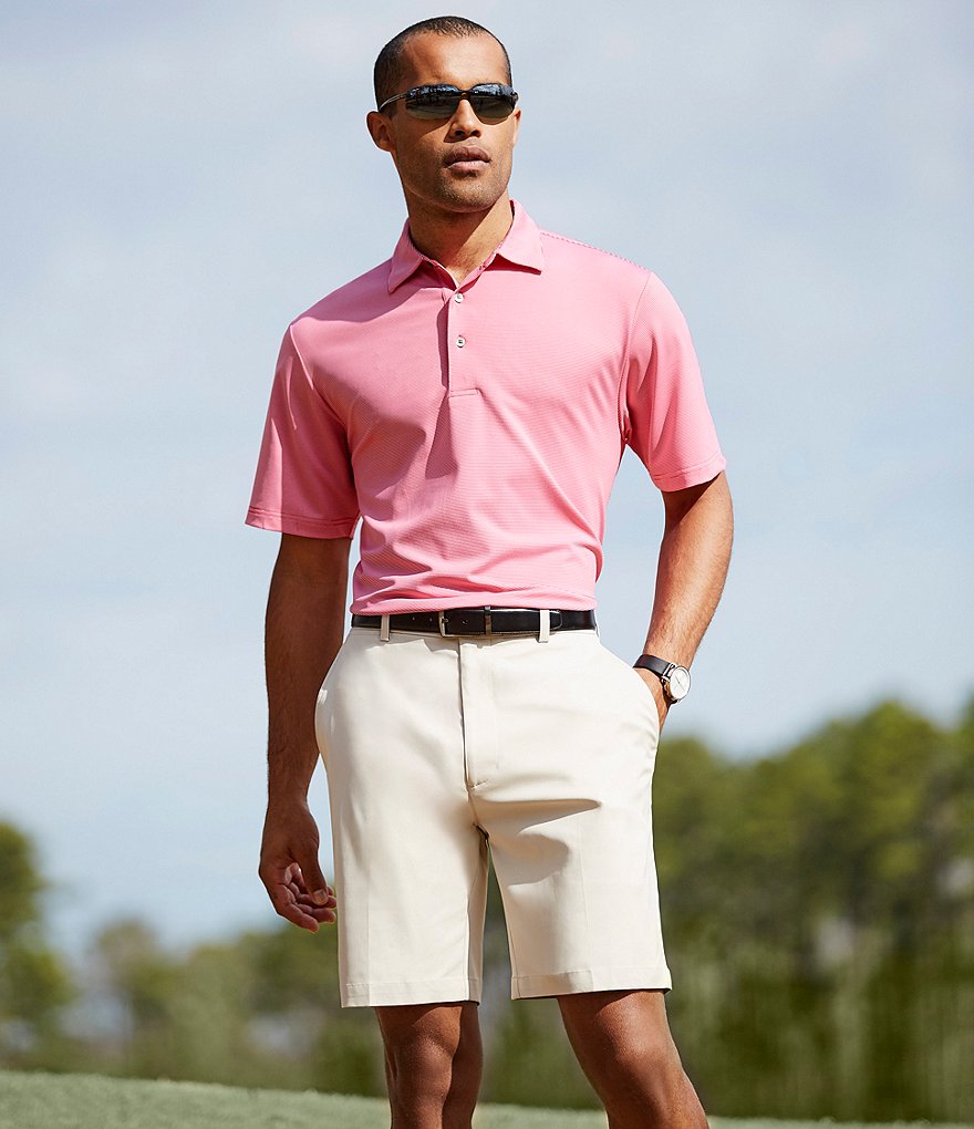 Roundtree & Yorke Active Waist 9#double; Inseam Performance Shorts