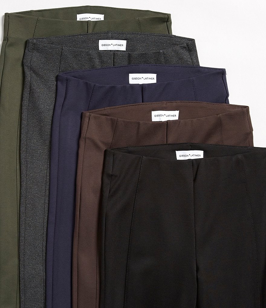 Gibson & Latimer High Rise Seamed Front Pull-On Ponte Leggings