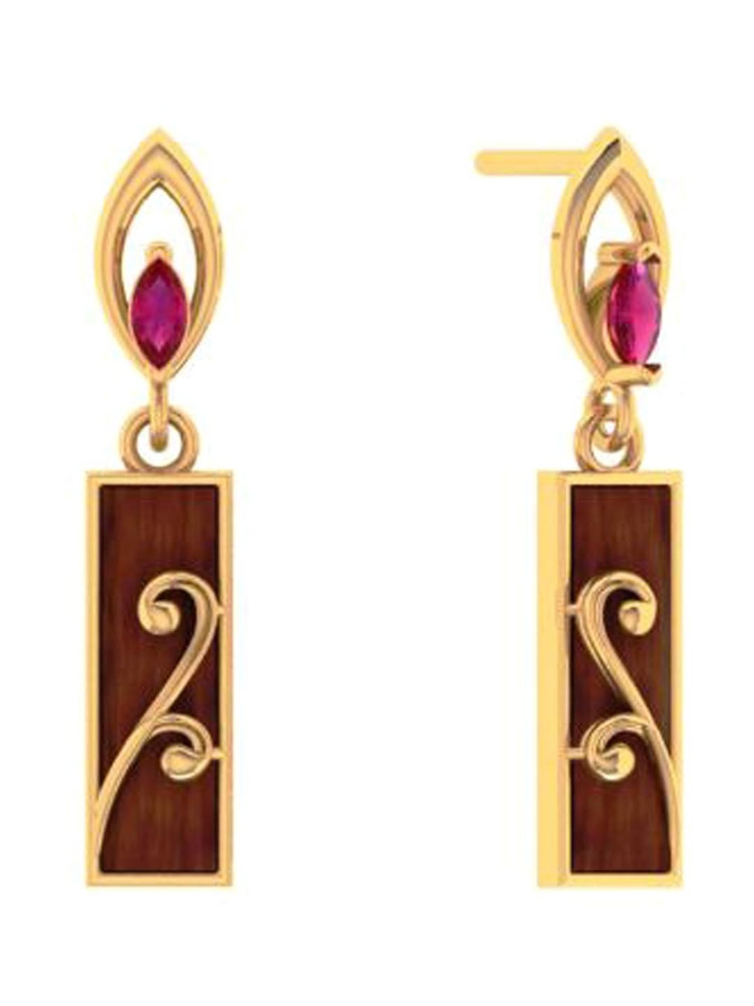 P.C. Chandra Jewellers 22k Gold Earrings for Women