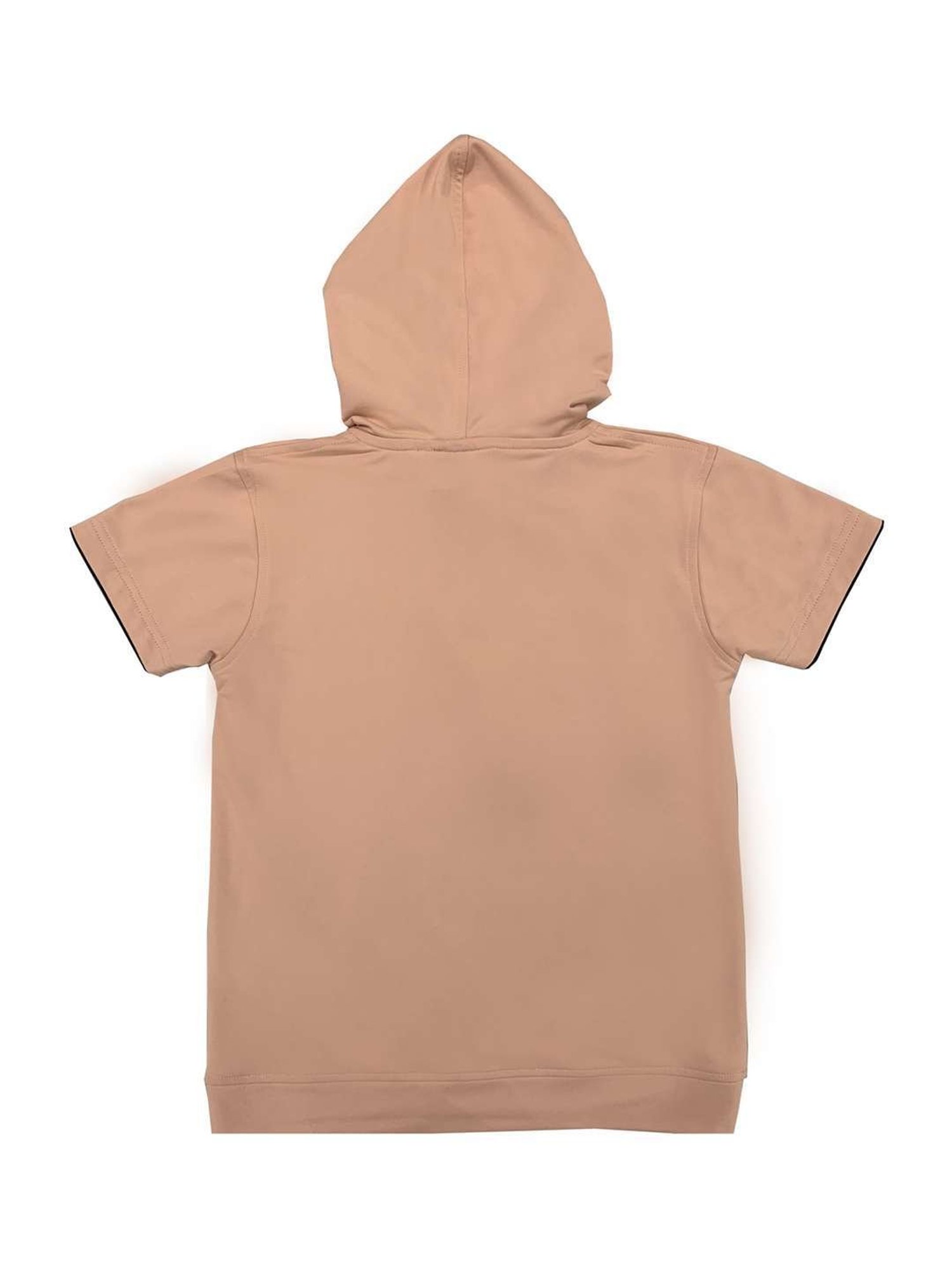 Cavio Kids Peach Printed T-Shirt