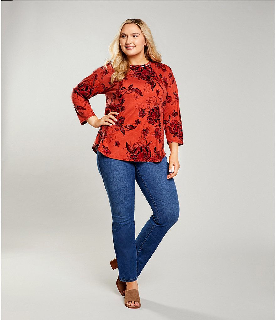 Westbound Denim Plus Size THE FIT FORMULA Slim Straight Jeans