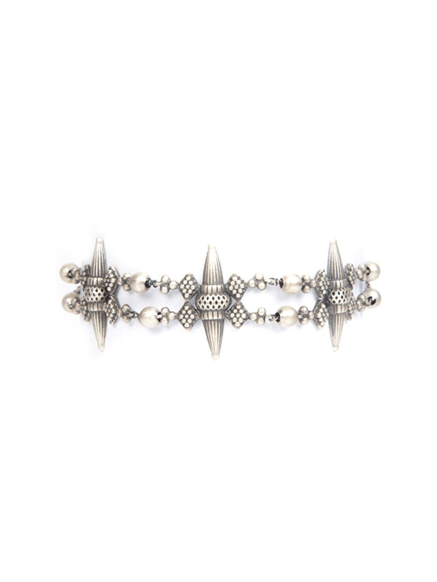 Shaya 92.5 Sterling Silver Antique Akhyos Bracelet