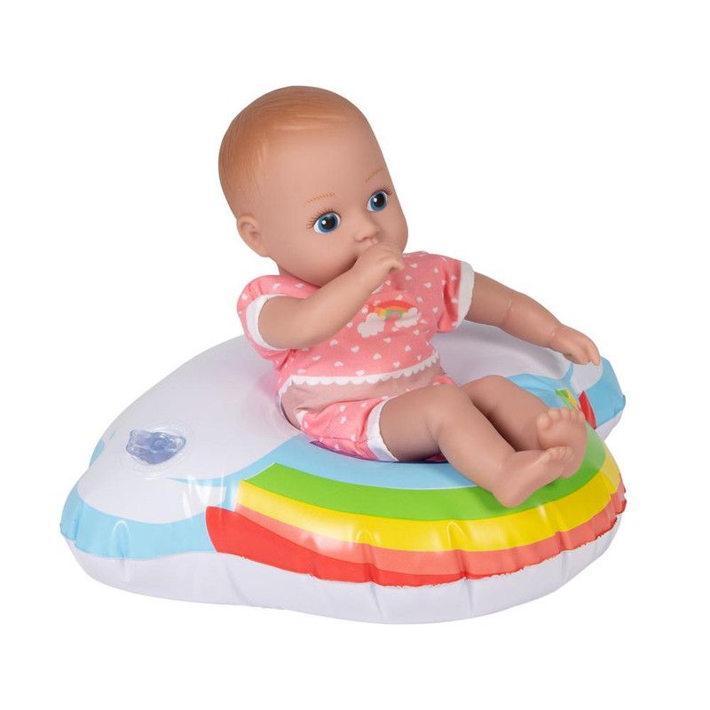 Adora Water Baby Doll, SplashTime Baby Tot Over The Rainbow, 8.5 inch Baby Doll for Water Play. Quick Dry & Machine Washable. Perfect Bath Toys for 1 Year Old and Over