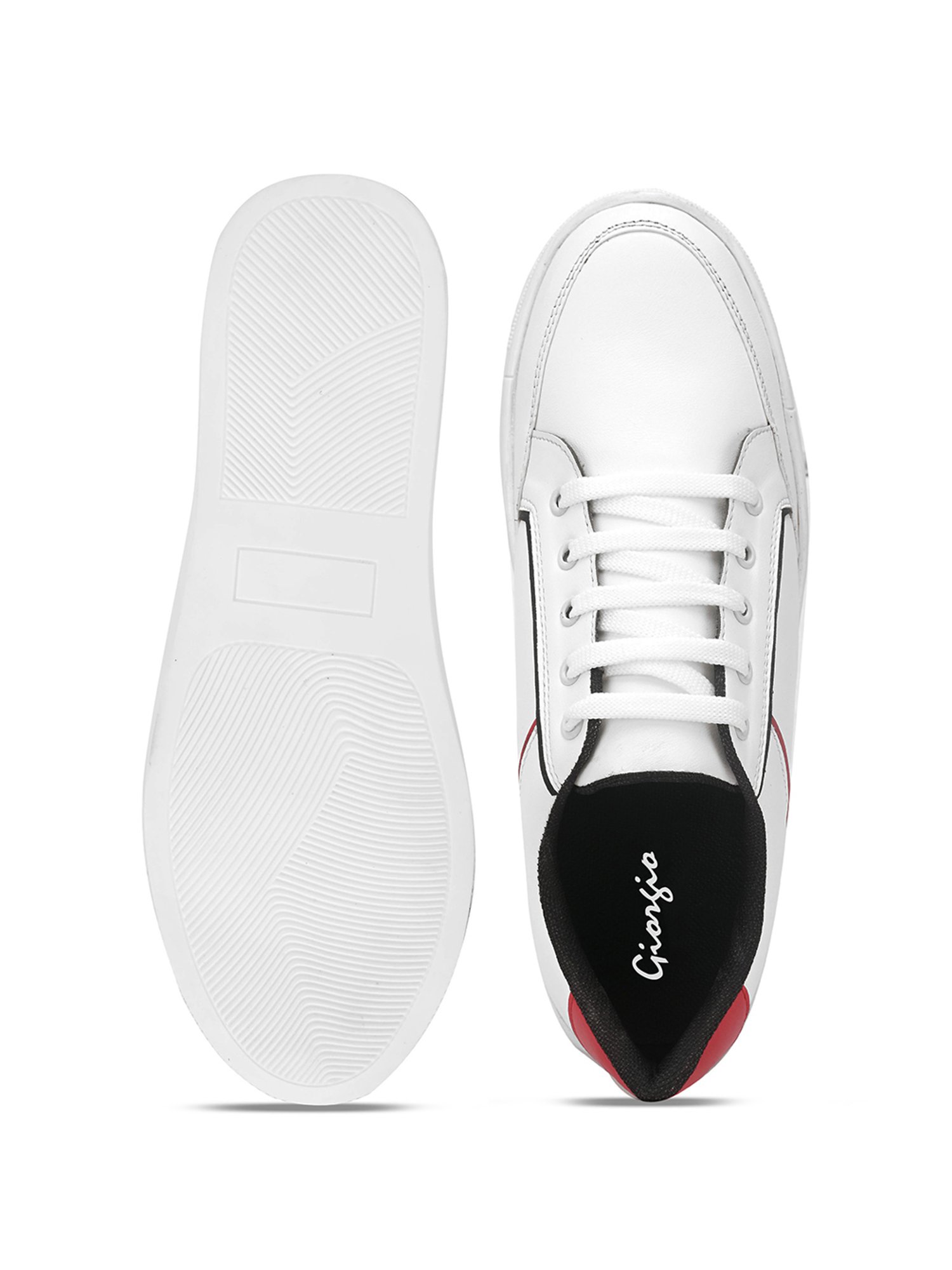 Giorgio Men's White Casual Sneakers