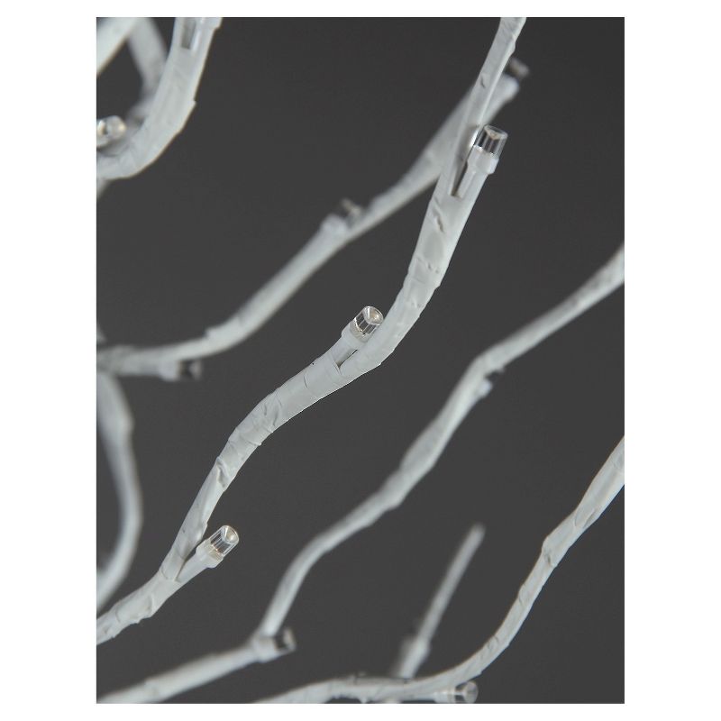 LED Lightshare 3' 112L LED Lighted Star LED Light Tree, Warm White LED Lights - White Branch