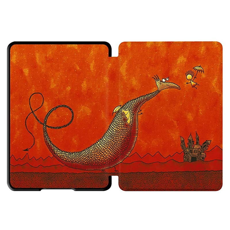 Water-Safe Case for All-New Kindle Paperwhite (10th Gen - 2018 Release only&mdash;Will Not fit Prior Gen Kindle Devices), Dragon