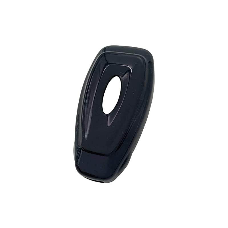 Autotech TPU Shell Case Keyless Entry Car Remote Key Fob Cover fit for Ford Focus 3 Escape Fiesta ST Titanium Mondeo Ecosport Kuga MK3 3 Buttons 1 PCS Black