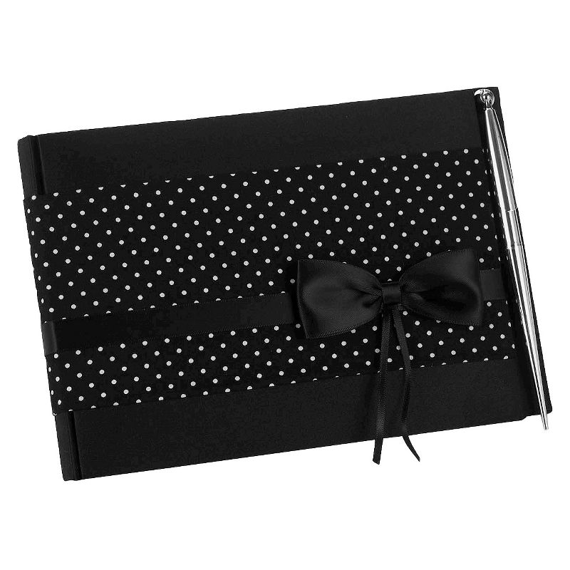 Polka Dot Wedding Collection Guest Book with Pen
