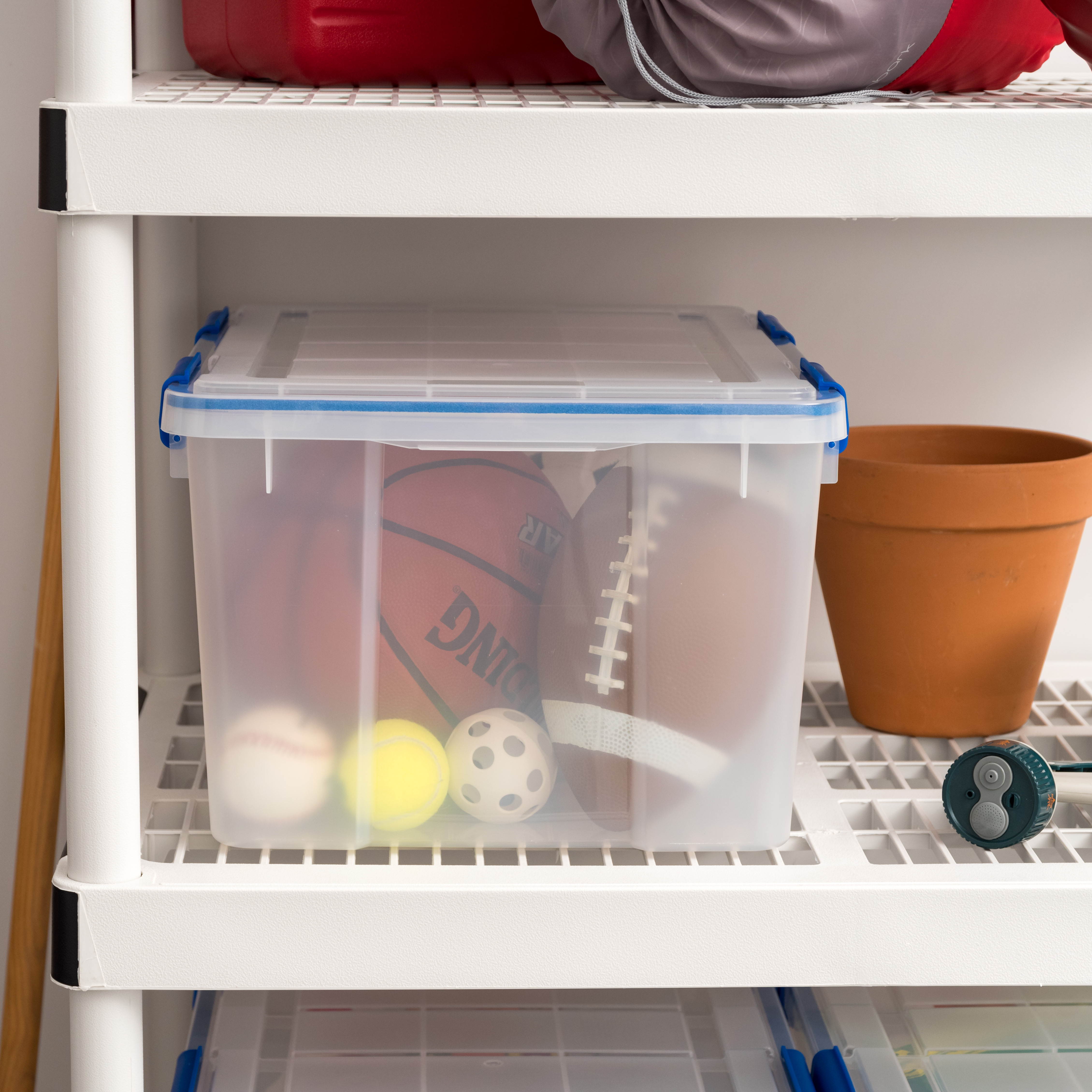 Weathertight Multi Purpose Storage Box 44 Quart, 3 Pack