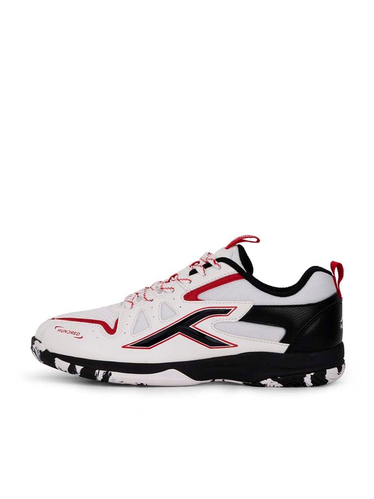 Hundred Men's Xoom II Comfort White Indoor Court Shoes