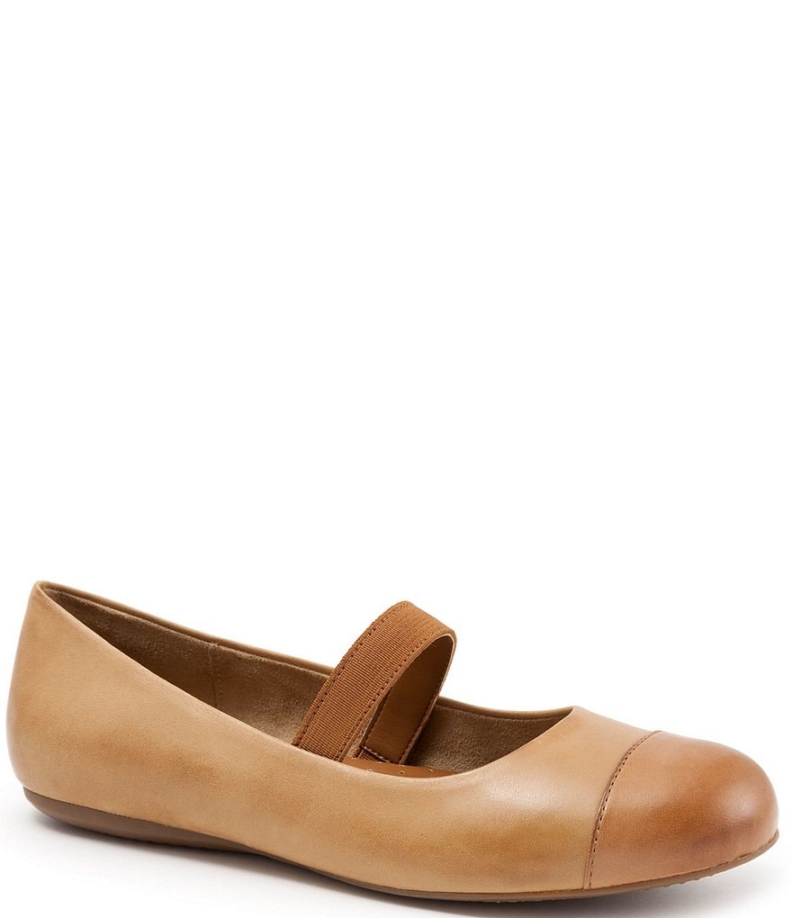 SoftWalk Napa Patent Cap Toe Mary Jane Flats
