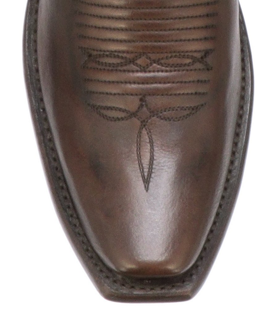 Lucchese Nicole Square Toe Leather Tall Western Boots