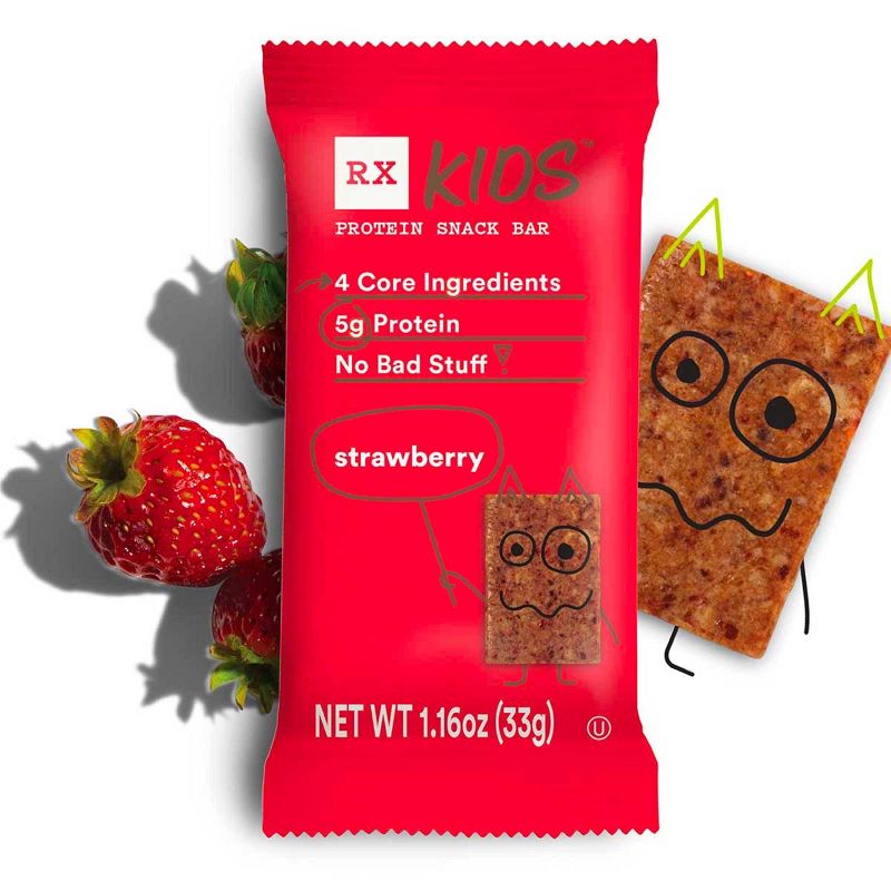 RX Kids Strawberry Protein Snack Bars - 5.8oz/5ct