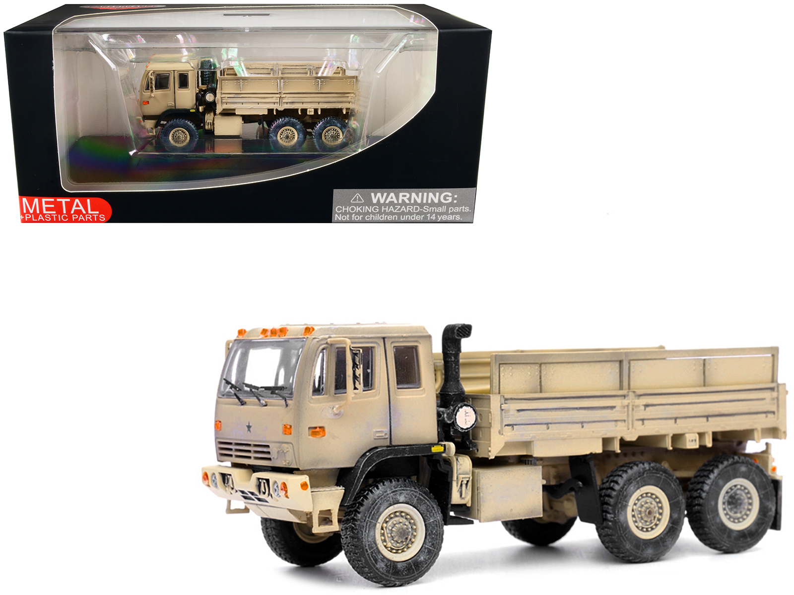 US Army Vehicle WWII Desert Sand Weathered Version 1/18 Diecast Model Car by American Diorama