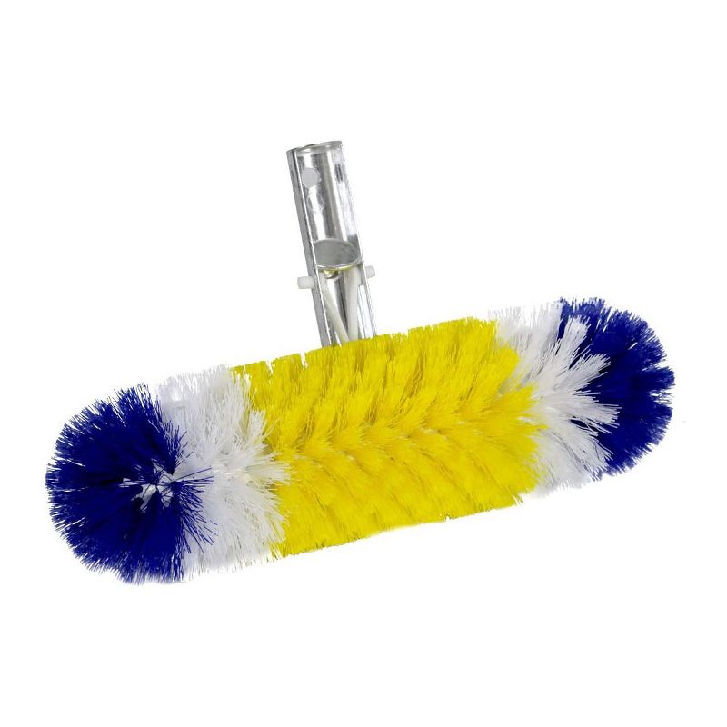 Blue Torrent 12" 360 Degree Brush Around Polypropylene Bristles Above and In Ground Swimming Pool Wall and Floor Cleaning Brush Attachment Accessory
