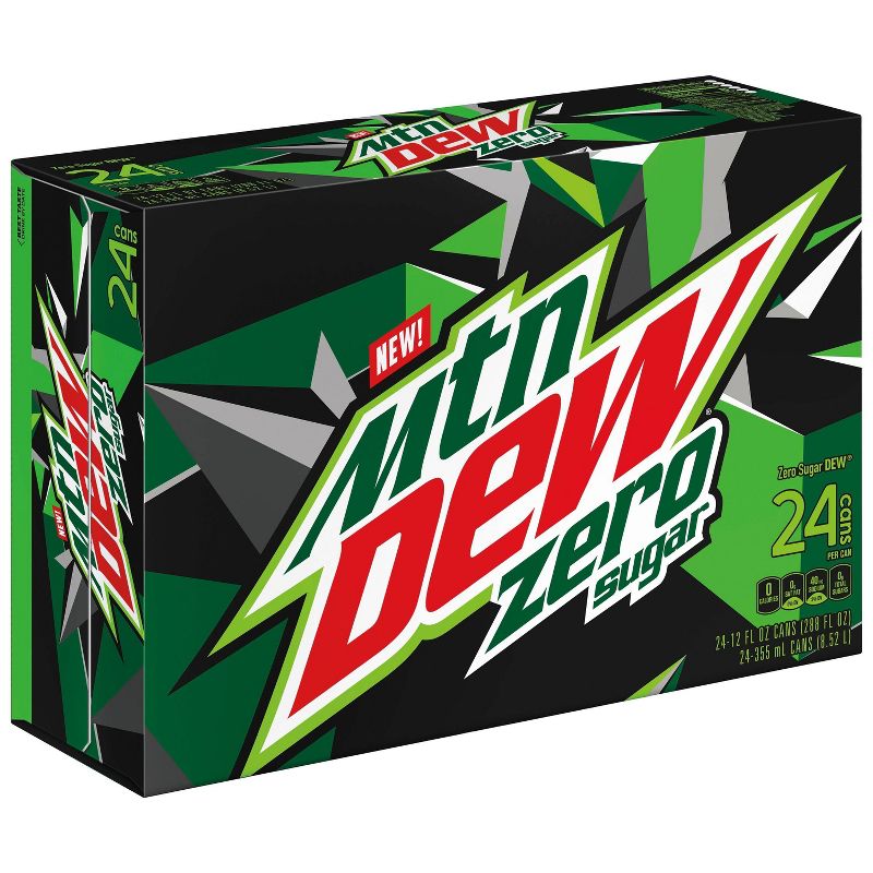 Mountain Dew Zero Sugar - 24pk/12 fl oz Cans