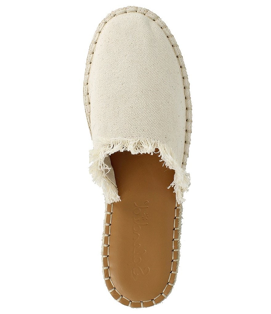 Splendid Jaime Fray Edge Canvas Espadrille Mules