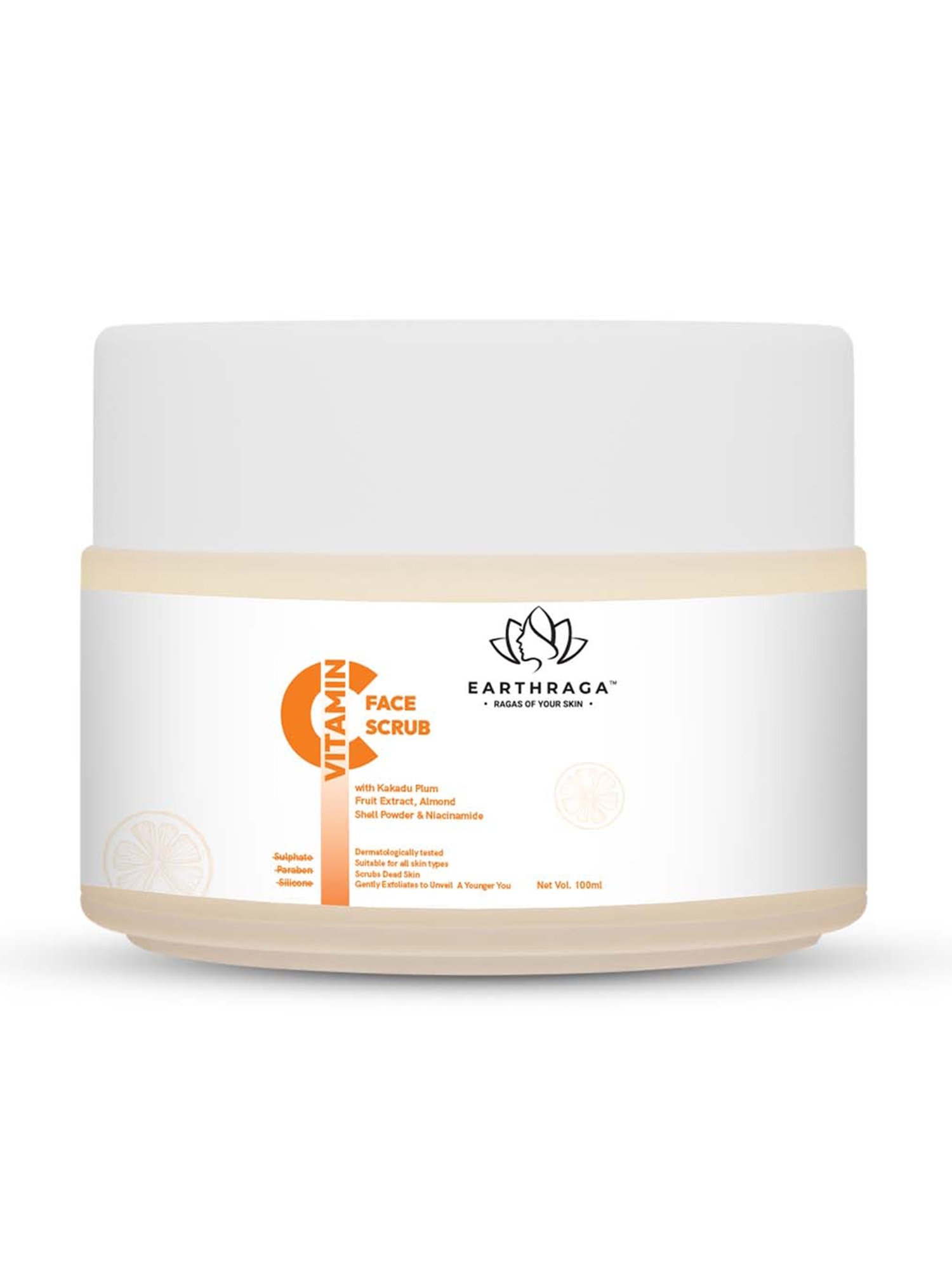 Earthraga Vitamin C Face Scrub - 100 ml