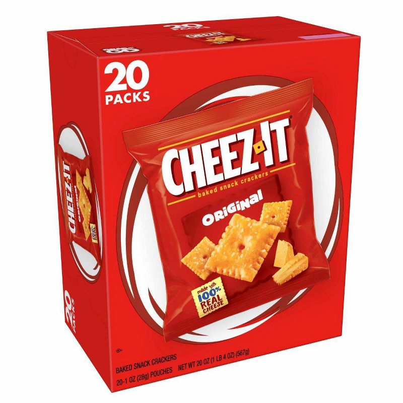 Cheez-It Original Baked Snack Crackers - 1oz - 20ct