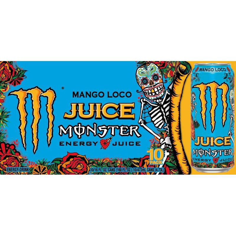 Monster Energy Mango Loco - 10pk/16 fl oz Cans