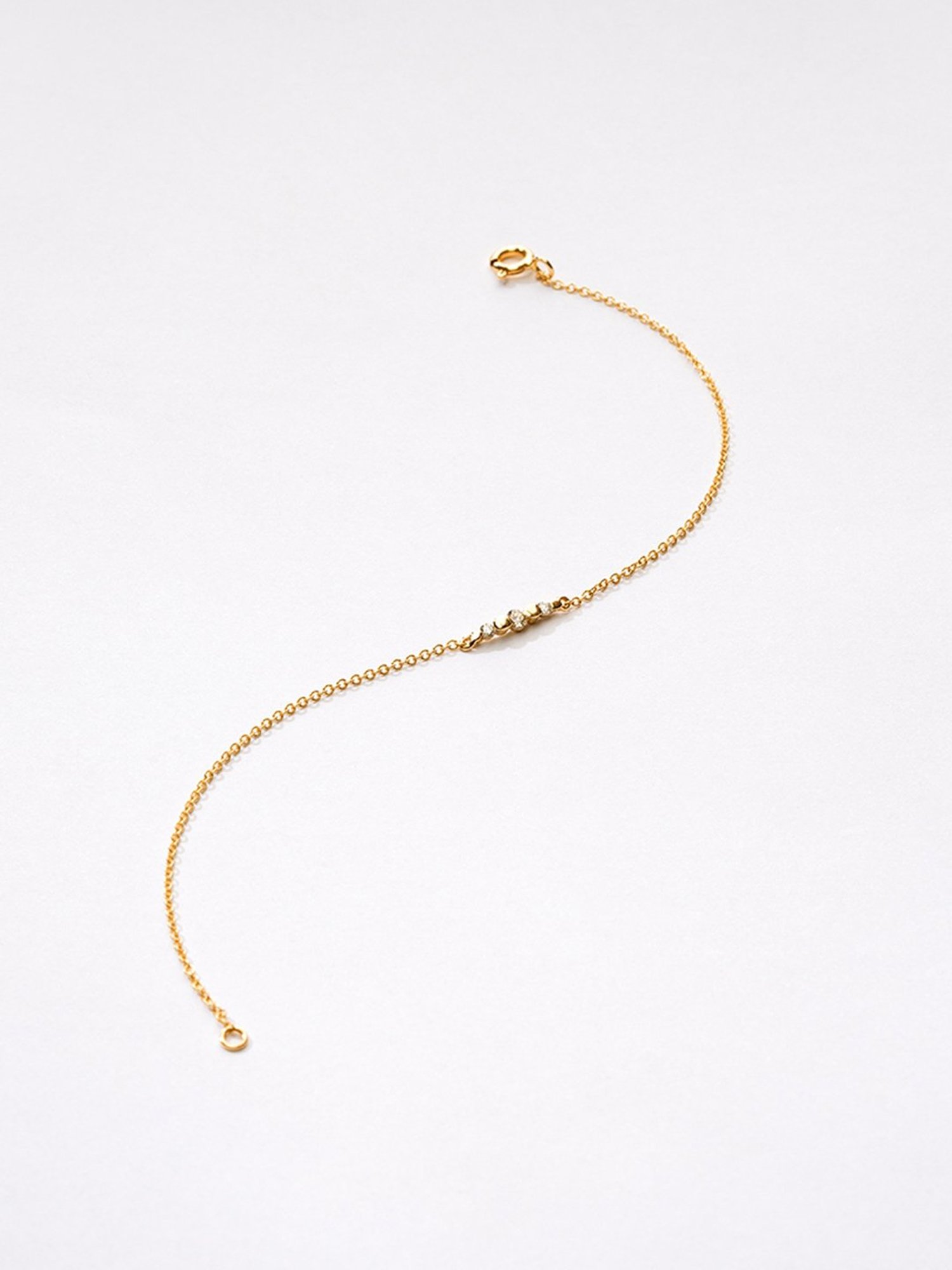 Mia by Tanishq Cupid Charm 14k Gold & Diamond Bracelet for Women