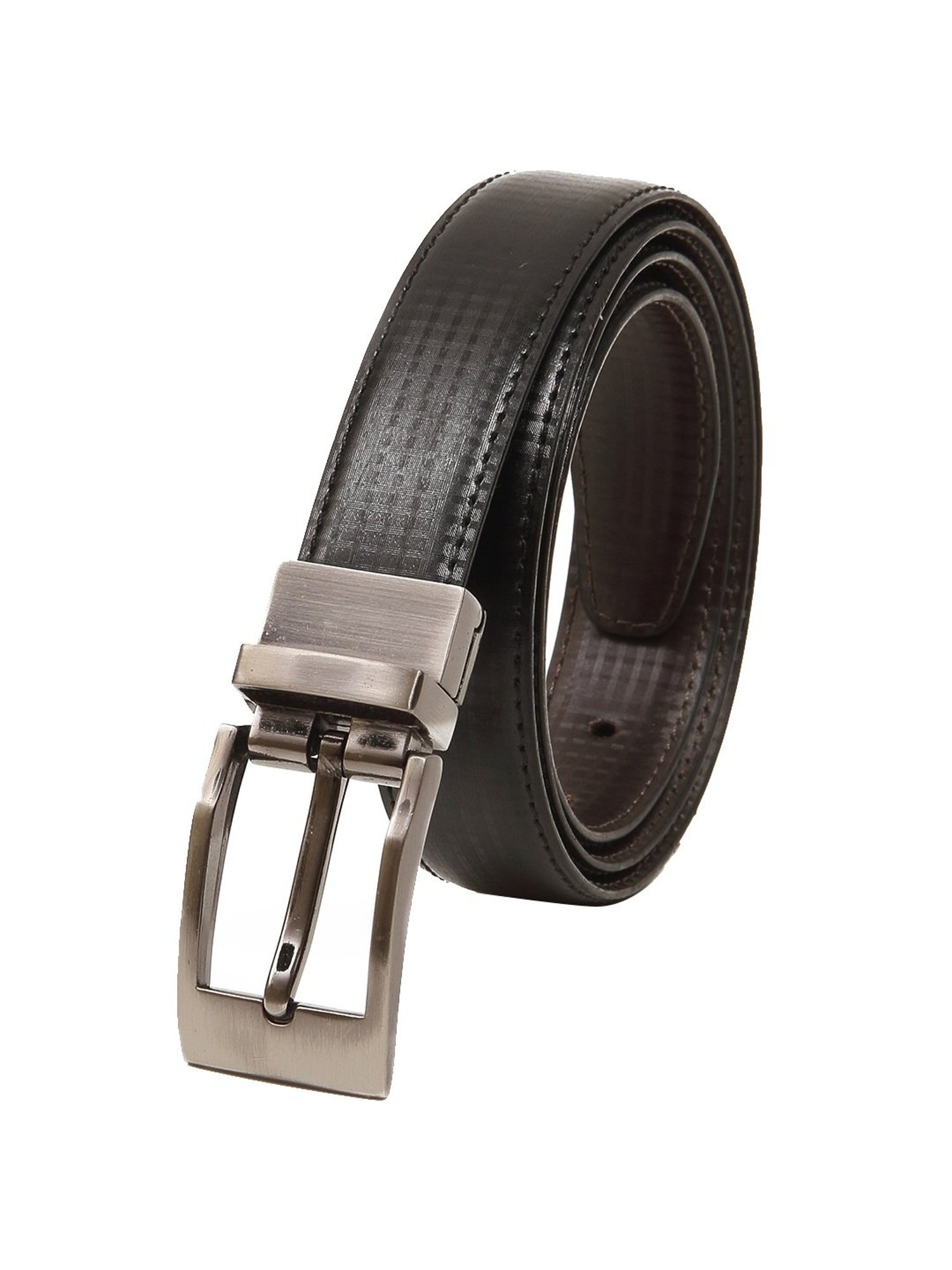 Calvadoss Black & Brown Reversible Belt for Women