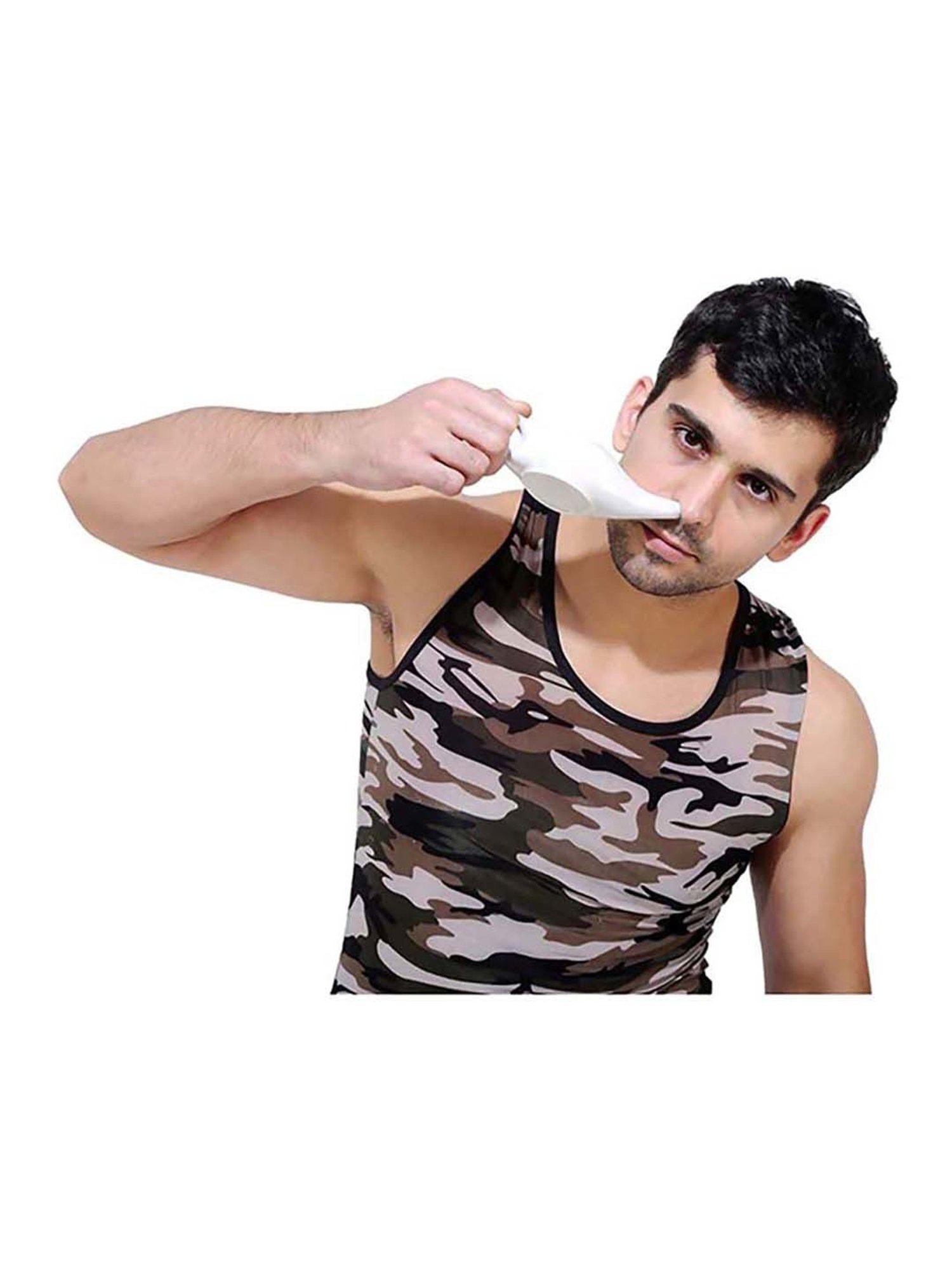 PAXMAX Ceramic Neti Pot (White)