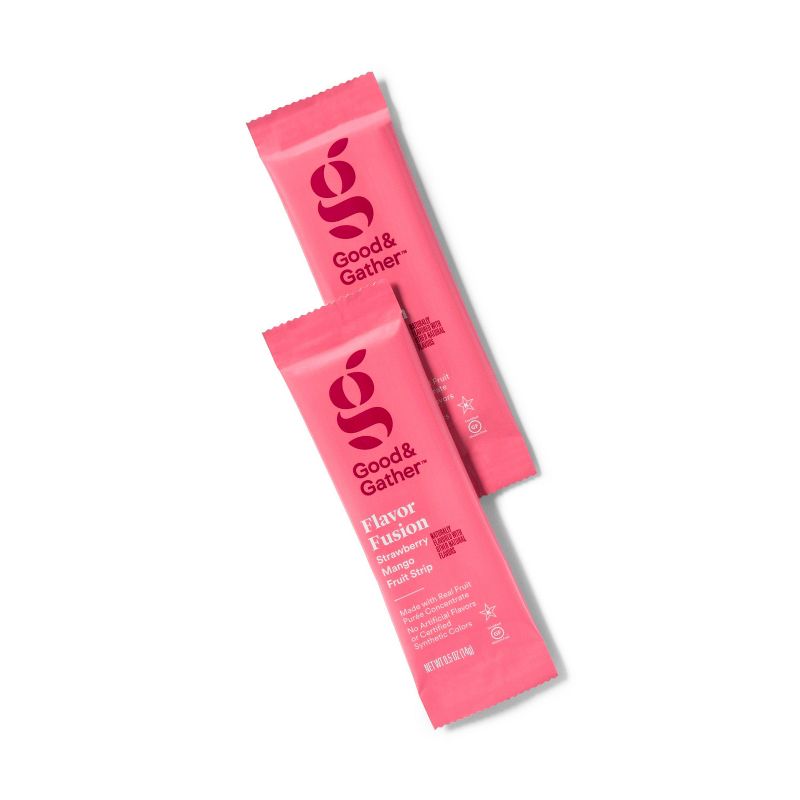 Strawberry Mango Flavor Fusion Fruit Strips - 5oz/10ct - Good & Gather™